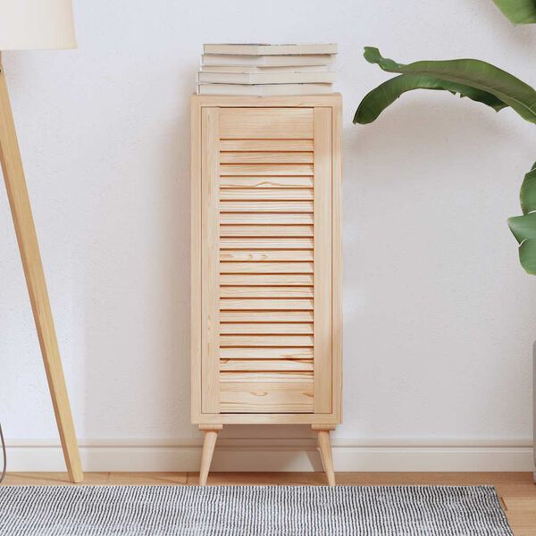 vidaXL Skåpdörr lamelldesign 69x29,5 cm massiv trä furu