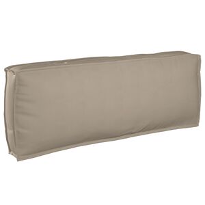 vidaXL Palldyna för ryggstöd Taupe 120 x 40 x 12 cm Oxford tyg
