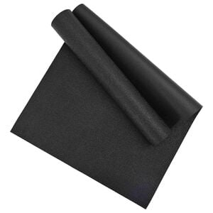 vidaXL Sportskyddsmatta Svart 120 x 60 x 0,6 cm H&ouml;gdensitet PVC