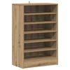 vidaXL Skosk&aring;p artisan ek 60x35x92 cm konstruerat tr&auml;