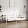 vidaXL Dagb&auml;dd utan madrass vit 90x200 cm massiv furu