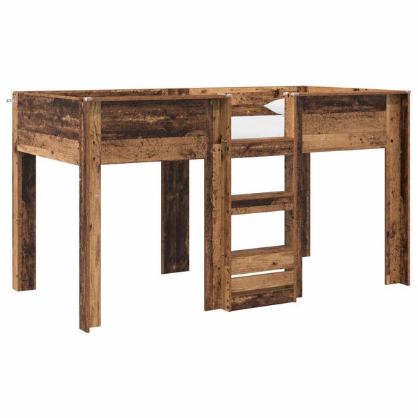 vidaXL K&ouml;ksb&auml;dd f&ouml;r barn Gammalt tr&auml; 100 x 200 cm Konstruerat tr&auml;