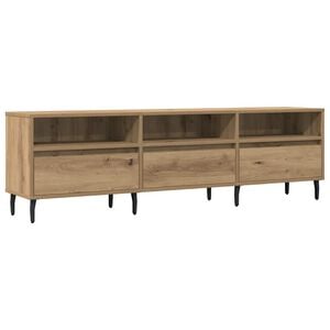 vidaXL Tv-b&auml;nk artisan ek 150x30x44,5 cm konstruerat tr&auml;