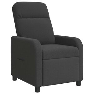 vidaXL Recliner M&ouml;rkgr&aring; Boucl&eacute;