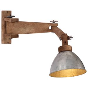 vidaXL V&auml;gglampa 25 W vintage silver E27