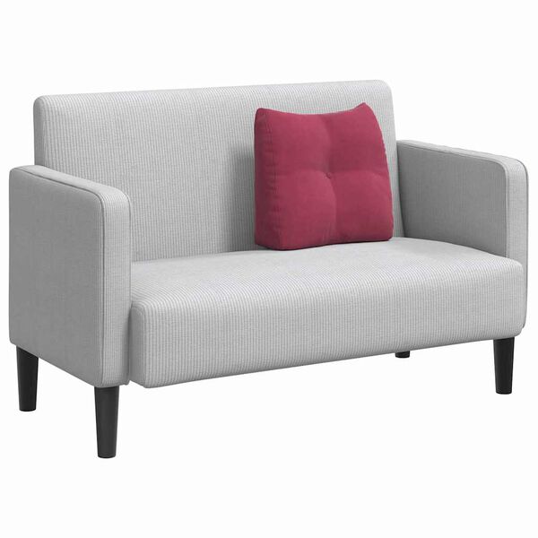 vidaXL Ryggkudde Vinr&ouml;d 45 x 24 x 50 cm Sammet