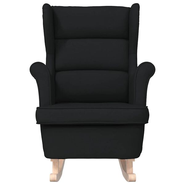 vidaXL Gungstol svart 74x90x102 cm tyg