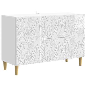 vidaXL Sideboard Vit h&ouml;gglans 89 x 34,5 x 60 cm Konstruerat tr&auml;