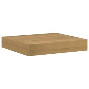 vidaXL V&auml;gg hylla V&auml;ggmonterat Brun 23 x 23,5 x 3,8 cm Konstruerat tr&auml;