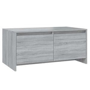 vidaXL Soffbord gr&aring; sonoma 90x50x41,5 cm konstruerat tr&auml;