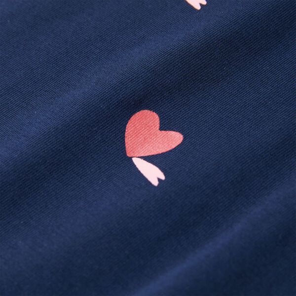 T-shirt f&ouml;r barn marinbl&aring; 128