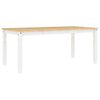 vidaXL Matbord Corona vit 180x90x75 cm massiv furu