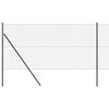 vidaXL Kedjeh&auml;ngd St&auml;ngsel Markfix 10 x 1,2 m PVC-belagda st&aring;l Gr&aring;