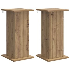 vidaXL V&auml;xtst&auml;ll 2 pcs Artisan-ek 30,5 x 30 x 60,5 cm Konstruerat tr&auml;