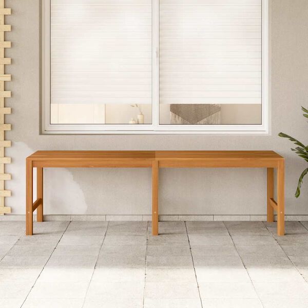 vidaXL Trädgårdsbänk 150 cm massiv teak