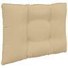 vidaXL Utomhus Soffa Kudde 2 pcs Beige Polyester