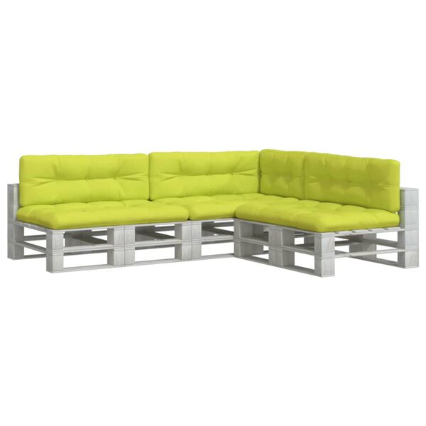 vidaXL Palldynor 7 st ljusgr&ouml;n tyg