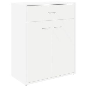 vidaXL Sk&auml;nk vit 60x30x75 cm konstruerat tr&auml;