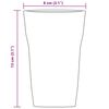 vidaXL Glas 6 st 415 ml