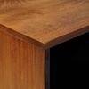 vidaXL Sideboard med lagring Valn&ouml;t 80 x 33 x 75 cm Massivt mangotr&auml;