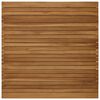 vidaXL Bordsskiva 90 x 90 x 3,5 cm Fyrkantig Massivt teaktr&auml; Naturlig