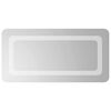 vidaXL LED Badrumsspegel med spegel Transparent 60 x 30 cm h&auml;rdat glas