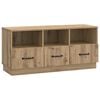 vidaXL TV-sk&aring;p 102 x 34,5 x 47 cm Artisan-ek Konstruerat tr&auml;