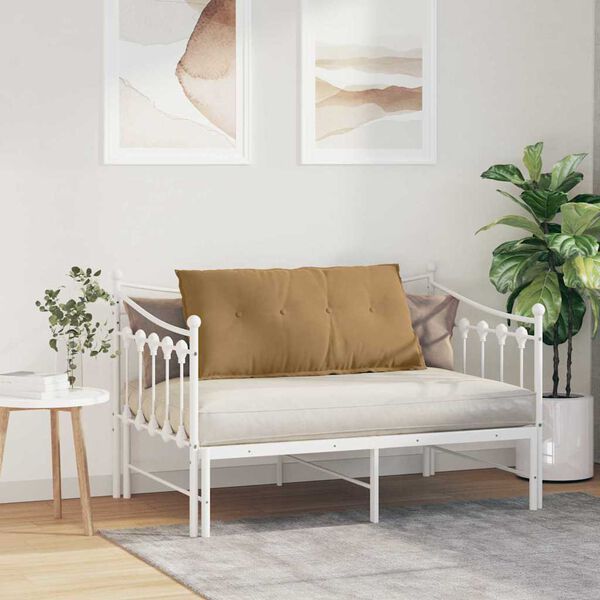 vidaXL Ryggkudde Brun 100 x 50 cm Kordread tyg