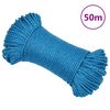 vidaXL Rep bl&aring; 3 mm 50 m polypropylen
