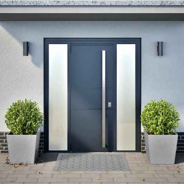 vidaXL Tr&auml;dg&aring;rdskrukor 2 st 50x50x50 cm galvaniserat st&aring;l