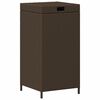 vidaXL Utomhus soptunna Brun 40 x 40 x 80 cm konstrotting