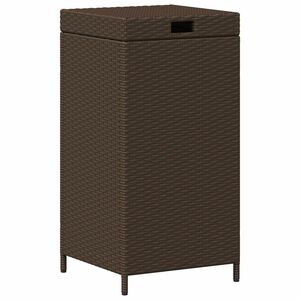 vidaXL Utomhus soptunna Brun 40 x 40 x 80 cm konstrotting