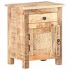 vidaXL S&auml;ngbord 40x30x50 cm massivt grovt mangotr&auml;