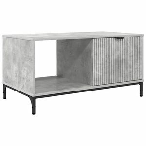 vidaXL Kaffeebord Betonggr&aring; 90 x 49 x 46 cm Konstruerat tr&auml;