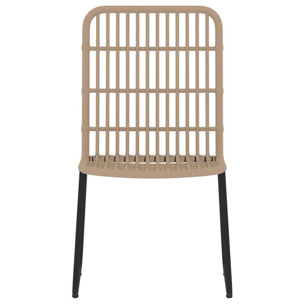 vidaXL Matgrupp f&ouml;r tr&auml;dg&aring;rden 9 delar ek