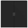 vidaXL Skänk svart 79x38x80 cm konstruerat trä