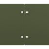 vidaXL Rabattkanter 10 st olivgr&ouml;n 15x103 cm kallvalsat st&aring;l