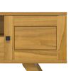 vidaXL Tv-bänk 110x30x50 cm massiv teak