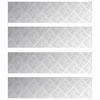 vidaXL Trappsteg 4 st 80 x 20 cm Silver Aluminium Rektangul&auml;r