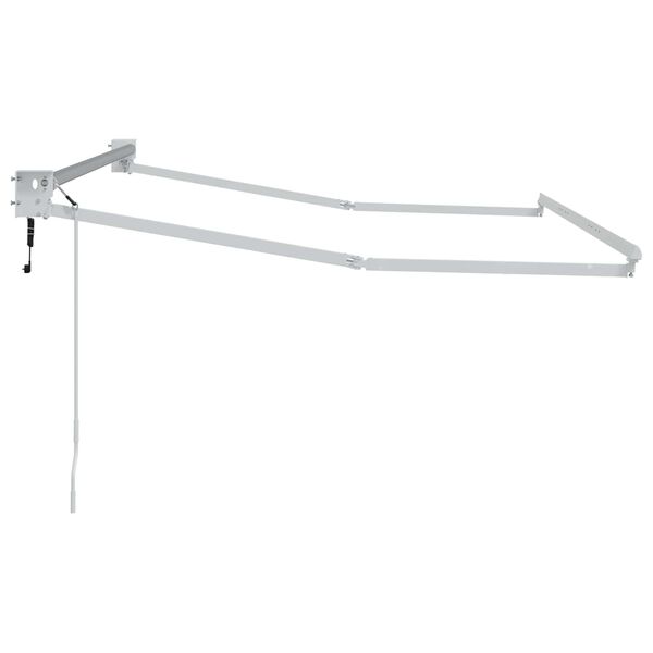 vidaXL Elektrisk utdragbar markisram Vit 3 x 2 m Aluminium