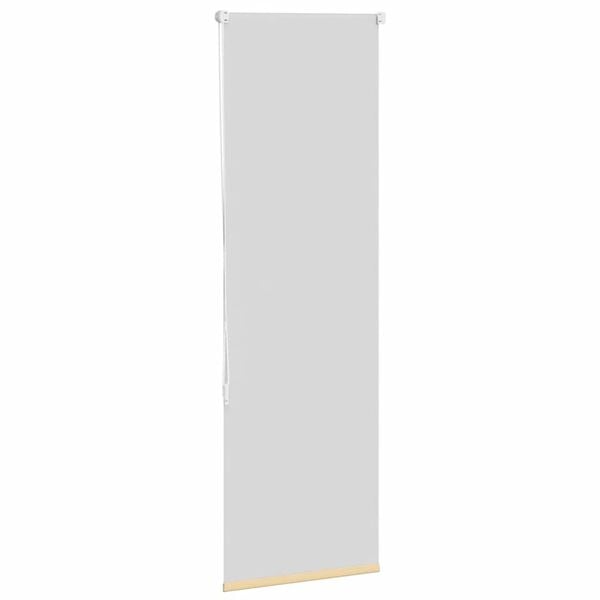 vidaXL Rullgardin m&ouml;rkl&auml;ggningsbar beige 55x130 cm tyg bredd 50,7 cm
