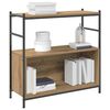 vidaXL Hyllsystem artisan ek 80 x 30 x 78.5 cm Konstruerat tr&auml;