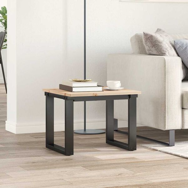 vidaXL Bordsskiva 50x50x1,7 cm fyrkantig massiv furu