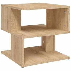 vidaXL Sidobord sonoma-ek 40x40x40 cm konstruerat tr&auml;