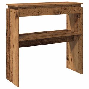 vidaXL Konsolbord &aring;ldrat tr&auml; 80x30x80 cm konstruerat tr&auml;