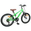 vidaXL Kids Mountain Bike 20 Tum 6-Speed f&ouml;r 5-8 &aring;r gammal Gr&ouml;n