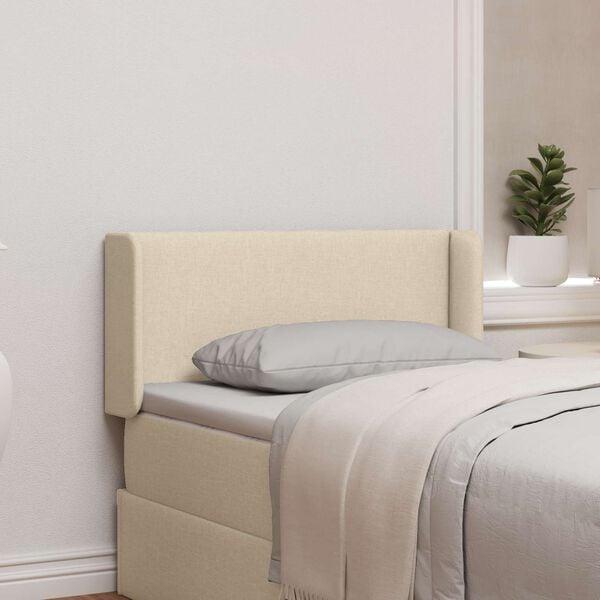 vidaXL S&auml;nggavel &Ouml;ra Kr&auml;m 40,5 x 40,5 x 4 cm tyg