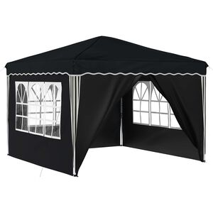 vidaXL Pop-up Partyt&auml;lt 288 x 288 x 245 cm Antracit Oxford Tyg