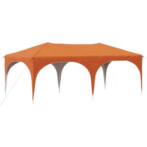 vidaXL Pop-up Partyt&auml;lt 575 x 288 x 245 cm Orange Oxford Tyg