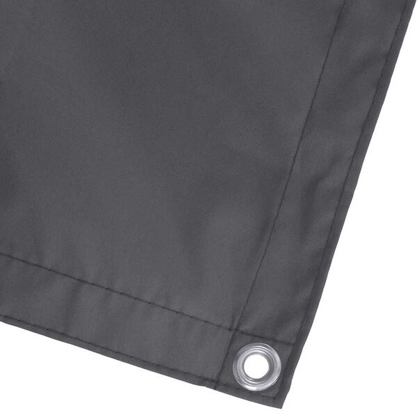 vidaXL Balkongsk&auml;rm antracit 120x600 cm oxfordtyg